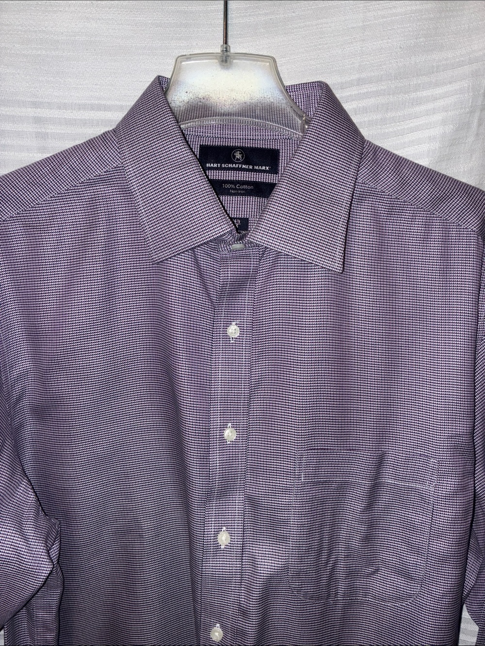 Hart Schaffner Marx, Men's Classic Button Down Dress Shirt, 16 1/2 - 35